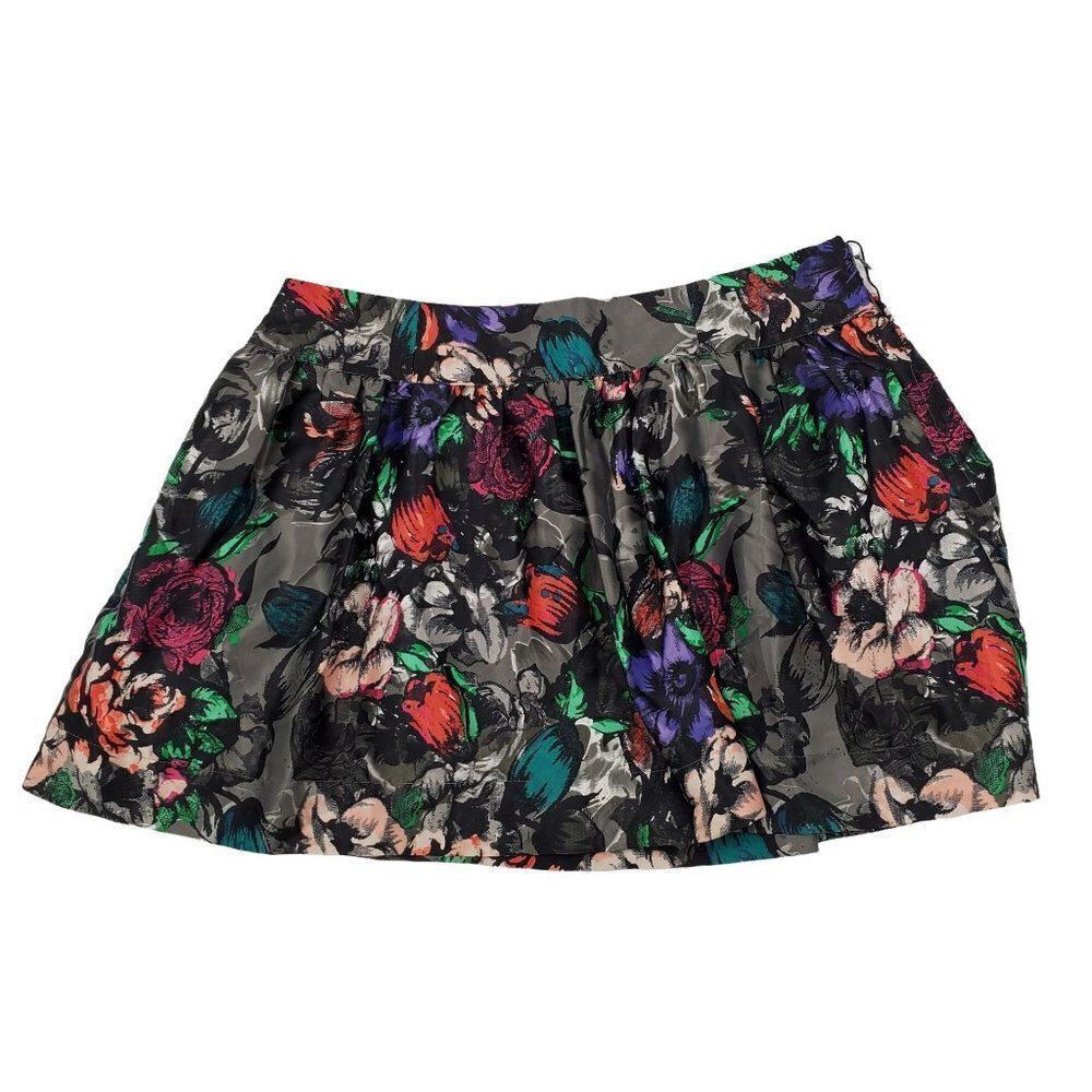 Candies Juniors Skirt Short Mini Floral Pleated Pockets Size 11